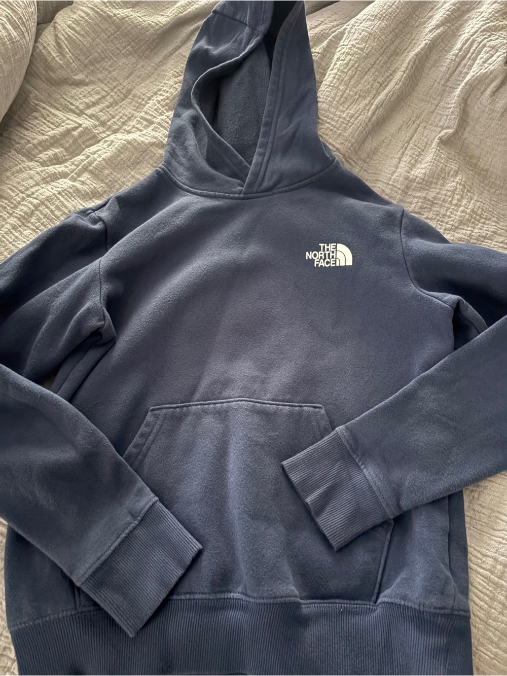 The North Face kids Dark Navy Pullover Hoodie Sweatshirt